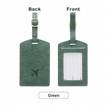 Thẻ hành lý xách tay chống thấm nước, chống trầy xước, dùng cho vali du lịch - Màu xanh lá cây - màu xanh lá - Xem 5