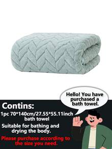 18件套超柔软珊瑚绒浴室毛巾套装，超强吸水，不掉毛，速干轻便。包含一条70x140厘米的浴巾、一条34x75厘米的手巾和一条30x30厘米的面巾。男女皆宜，居家及泳池均可使用。 - 彩色 - 查看 30