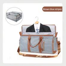 二合一可转换式衣物袋和行李收纳袋，男女通用旅行包，带鞋仓 - 彩色 - 查看 20