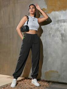 Women Outdoor Pants - Black - View 3