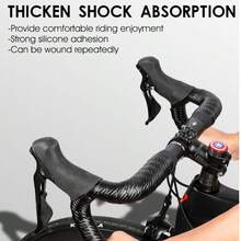 2pcs WEST BIKING Bicycle Handlebar Grips, Mountain Bike & Road Bike Handlebar Tape, Fishing Rod Bike Handlebar Grips, PU/EVA Anti-Slip Handlebar Tape - Multicolor - View 8