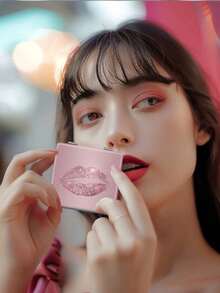 1 chiếc gương trang điểm cầm tay dòng Y2K, gương trang điểm phóng đại 2X, gương cầm tay hai mặt siêu mỏng, nhẹ, có thể gập lại, gương trang điểm mini du lịch, chất liệu da PU bền, có thể gập gọn để dễ dàng mang theo, thiết kế họa tiết độc đáo, cấu trúc gập tinh tế, bền và đáng tin cậy - Nhiều màu - Xem 3