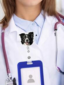 Custom Badge Reel Funny, Dog Badge Reel, Cat Badge Reel, Nurse Badge Reel, Christmas Badge Reel, Retractable Badge Holder- Nurse Accessories, Custom Badge Reel Funny, Dog Badge Reel, Cat Badge Reel, Nurse Badge Reel, Christmas Badge Reel, Retractable Badge Holder, ID Badge Buddy - Multicolor - View 2