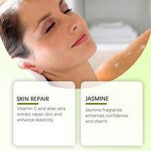 3-Piece Jasmine Body Care Set - Shower Gel, Body Lotion & Perfume Spray, Gentle Cleansing, Moisturizing, Long-Lasting Fragrance, With Vitamin C & Aloe For Skin Barrier Protection, Daily Skincare Routine & Gift Set,Gifts For Men And Women Suitable For Valentine's Day, New Year's Day, Birthdays, Weddings, And Parties,Skin Care Sets,Makeup,Skin Care,Travel Essential,Quick Ship Items,Free Shipping - Aloe Vera - 查看 6