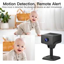 1 pieza Cámara oculta mini espía, cámara oculta inalámbrica WiFi para teléfono móvil, función de detección móvil, función de visión nocturna, función de visualización móvil, cámara oculta Full HD, adecuada para en el hogar/oficina. - Negro - Ver 7