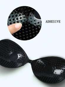 1/2/4 piezas Sujetador adhesivo invisible sin tirantes con efecto push-up, adecuado para vestidos sin espalda, cubiertas adhesivas reutilizables para pezones, lencería para bodas de verano - Multicolor - Ver 8