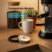 50毫米淋浴屏扩散器替换件，兼容EC685 EC680 EC9335M EC2351意式咖啡机 - 黑色 - 查看 6