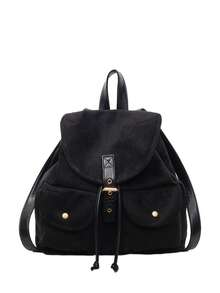 2025 New Casual Large Capacity Fashionable Multi-Function Travel Backpack, Student Backpack - Black - View 6