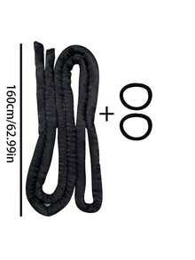 4支/2支免加热卷发棒。发箍式软卷发棒，懒人魔法卷发发箍，免加热卷发棒，浓密细波浪卷发器，长发柔软定型，不伤发。 - 彩色 - 查看 7