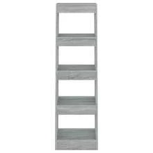 Larryhot Libreria/Divisorio Grigio Sonoma 40x30x135 cm, Facile da assemblare, dall'estetica elegante e raffinata, pratica per riporre gli oggetti, la scelta ideale per l'organizzazione e la decorazione domestica - Grigio - Visualizzare 3
