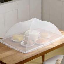 Cubierta plegable para alimentos, malla transpirable para insectos, protector de alimentos a prueba de polvo y mosquitos, adecuado para mesa de comedor del hogar, cocina, picnic, camping, exhibición de alimentos en restaurante - Multicolor - Ver 2