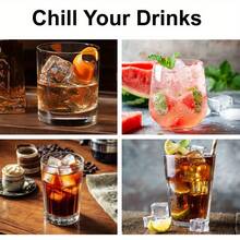 صينية ثلج سيليكون ب- 15 تجويف مع غطاء مانع للتسرب - قابلة للتكديس، آمنة للغسالة الآلية، محمولة وموفرة للمساحة، مناسبة للكوكتيلات والمشروبات والوجبات الخارجية وتبريد المشروبات، تخزين مدمج، قالب عالي الجودة، تخزين في الفريزر، بار منزلي - متعدد الألوان - مشاهدة 10