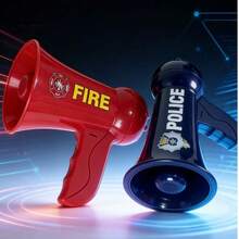 Megaphone, Voice Changer, Speaker, Handheld Amplifier Toy With Voice Changer And Amplifier, Firefighter And Role Play Toy For Boys And Girls - Multicolor - View 4