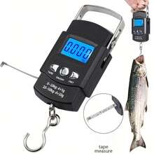 Handheld LCD Digital Scale With Fishing Hook Weights - Gorelax Libra Mini Pocket Digital Travel Bag - Black - View 3