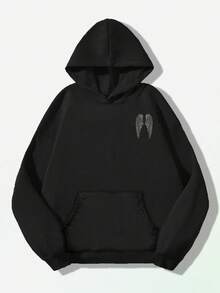 咖啡之后，生活才开始 女士运动上衣 女士宽松肩部运动上衣 修身超大款运动上衣 加厚冬季面料 女士打底抽绳连帽卫衣 宽松休闲运动上衣 多功能街头服饰户外外套 适合寒冷天气的长袖上衣 女士街头运动上衣 女装 - 黑色 - 查看 4