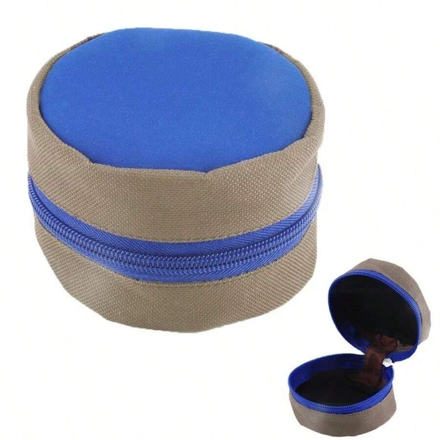 2026 Fly Fishing Storage Zippered Reel Pouch Sponge Cover Protective Bag Case - Default - View 1