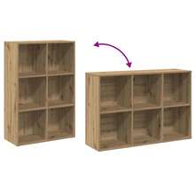 Larryhot Estantería/Aparador contrachapada roble artesanal 66x30x98 cm, Fácil de montar, elegante y hermoso, y conveniente para almacenar artículos, es una opción ideal para el almacenamiento y la decoración del hogar. - Marrón - Ver 7