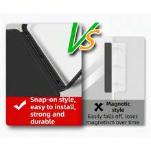 For Kindle Paperwhite 12th Gen 2024 7 Inch E-Reader Case Magnetic Cover Acrylic Split Protective Shell Auto Wake/Sleep 360 Rotation Detachable