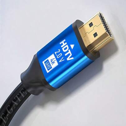 Longitud 5 m (5 metros) para 2.0, Cable Coaxial de Par Truado de Alta Velocidad  hembra-hembra de 4K Ultra HD 60Hz c