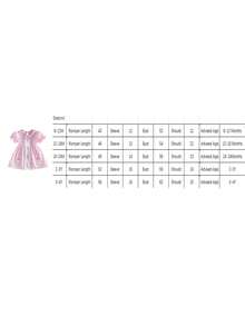 Toddler Baby Girl Easter Dress A Line Bunny Embroidered Plaid Ruffled Trim Crew Neck Short Sleeve Dress - Pink - View 8