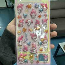 1pc New Japanese Anime Cartoon And Anime Peripheral High Aesthetic Stereoscopic Stickers, Cute And Lovely DIY Stickers For Japanese Anime, Mobile Phone Stickers, Creative Stickers, Waterproof Stickers - Multicolor - View 8