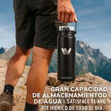 TendenciaVavichica Termo 1700ml Acero Inoxidable Antifugas Camping NegroCalidad premium - 1 - Ver 2
