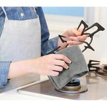 Utopia Towels Kitchen Bar Mops, Pack Of 12, 16 By 19 Inches, 1OO% Cotton Super Absorbent Grey Towels, Multi-Purpose Cleaning Towels For Home And Kitchen Bars,12Pack,Grey - Grey - 查看 6