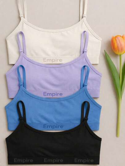 Kit 4 Top Feminino Adulto Juvenil Lisos