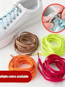 Elastic No-Tie Shoelaces, Suitable For Adult Sneakers, Easy Installation Without Screws, Shoe, Spring Summer Picks, Brides Maid Gifts, Room, Bedroom Decor, Bedroom Decor, Beach, Travel, For Men, For Women, Vacation,Women's Day,Travel Essentials,Wedding Favours,Y2k,Bedroom,Car Accessories Women,Kitchen Decor,Cute Stuff - Multicolor - View 6