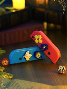 GeekShare Magic Academy D-Pad Button Cap Set - Silicone ABXY Button Stickers Compatible With Nintendo Switch/OLED Joy-Con