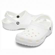 Garden Clogs For Women And Men - Slip On Work Shoes With Arch Support, Quick-Dry Water Shoes & Comfortable Casual Sandals | Size: Women's 8 / Men's 6 | Color: White - 白色 - 查看 1