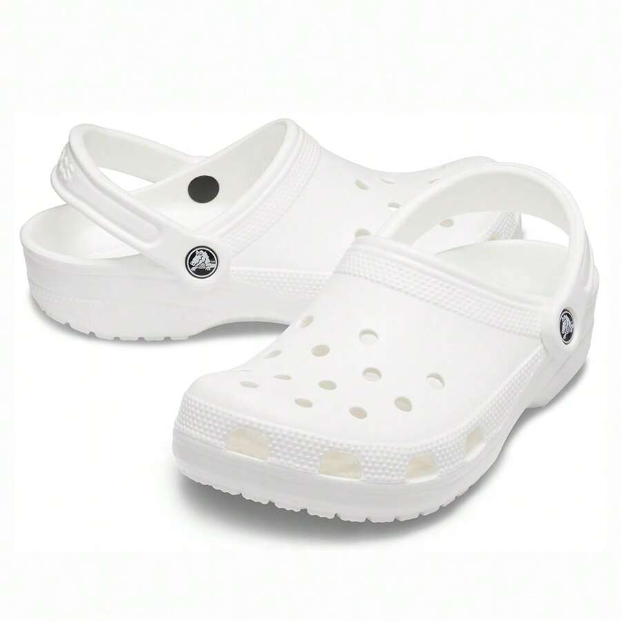 Garden Clogs For Women And Men - Slip On Work Shoes With Arch Support, Quick-Dry Water Shoes & Comfortable Casual Sandals | Size: Women's 8 / Men's 6 | Color: White - 白色 - 查看 1