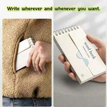 Portable Bilingual Flashcard Notebook, Easy Language Learning Tool, Compact & Convenient To Carry