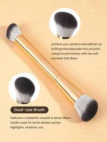 MAANGE 3/10 piezas Juego de brochas de maquillaje profesionales suaves para viaje, incluye brocha para base, brocha para rubor, brocha de detalle, brocha para rostro, brocha de doble extremo, brocha para crema, hechas de fibras sintéticas cómodas, adecuadas para maquillaje líquido, en crema y en polvo, gran regalo para mujeres y niñas - Multicolor - Ver 9