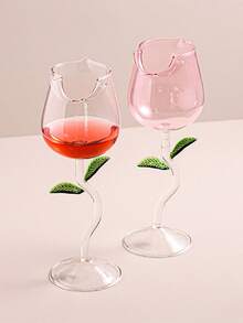 TendenciaCopa De Vino Con Forma De Flor De Rosa Con Alto Contenido DeCalidad premium - 1 - Ver 8