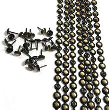 5M 9.5mm UPHOLSTERY NAIL TACKS STUDS STRIPS + 100 Nails DIY Furniture Accessory - Bronze - View 1