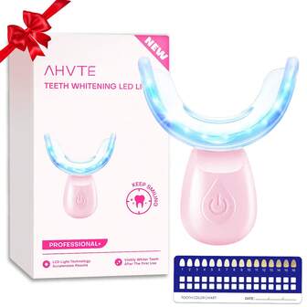 Home Teeth Whitening LED Light | Teeth Whitening Blue Light System | Teeth Whitening Accelerator | Teeth Brightening Accessories | Oral Beauty Products Suitable For Home Use