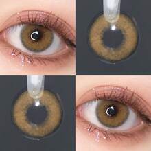 Lalens 一年抛型隐形眼镜，灰棕色 - 节日款 | 美瞳，小瞳孔，色彩鲜艳，放大双眼 | 直径 14.20mm，基弧 8.6mm，美瞳 - 年拋 - 查看 15