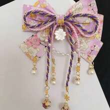 Hair Clips - Pink Plum Blossoms - View 8