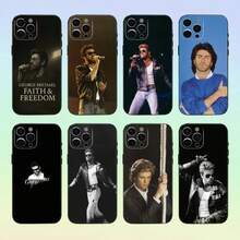 Custodia per telefono in silicone morbido compatibile con 17, 16, 15, 14, 13, 12, 11, nera, custodia in silicone morbido, cover compatibile con 17 Pro, 17 Pro Max, 17, 16 Pro - z6 - Visualizzare 3