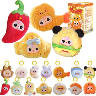 Miniso Caja ciega de peluche para niños de 3 años, adecuada para regalos de San Valentín, Pascua y cumpleaños