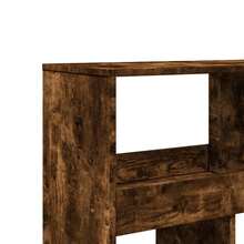 Larryhot Libreria Rovere Fumo 100x33x187,5 cm in Truciolato, Facile da assemblare, dall'estetica elegante e raffinata, pratica per riporre gli oggetti, la scelta ideale per l'organizzazione e la decorazione domestica - Castano - Visualizzare 6