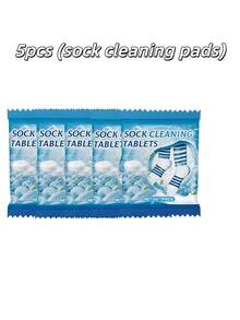 Socks Cleaning Tablets: Household Cleaning, Exclusive Socks Cleaning Tablets, Odor-Resistant After Cleaning, Multi-Functional Cleaning Tablets For Washing Yellow Stains And Softening And Cleaning Socks - Multicolor - View 9