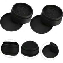 Elevadores de Cama, 4 Elevadores de Muebles Cama/Nevera, Patas de Muebles Redondos Elevadoras, Protege Suelos Pies de Mesa y Silla, Escritorio, Cama, Elevador Antideslizante (1 Pulgada),37334178 - Marrón Chocolate - Ver 5