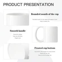 1pc Love Story Hockey Romance Ceramic Mug, Heated Rivalry Fan Gift, Inspired Unisex Ceramic LGBT Mug - 11盎司 - 查看 5