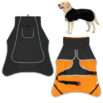 Adjustable Pet Raincoat, Waterproof And Lightweight Raincoat, Pet Windproof Coat, All-Weather Outdoor Clothing