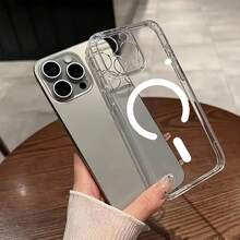 1pc New Minimalist Transparent TPU Protective Case Compatible With Apple 17 Pro Max, 16/16 Pro Max/15/15 Pro Max/12 Pro Max/13 Pro Max/14 Pro Max, 13, 14, 11, 12P, 14P, 11P, 12, XS, XR, 7/8P, 7/8, Galaxy S25 Ultra, S24 FE, S23, A13 4G, A22, A21S, A51 4G, A52, S22 Ultra, A35 5G, A56, Redmi 10, Redmi Note 11 4G, Redmi 11 Lite, A53 TPU, A14, A23, S23 Ultra, S24, A14, A15, S23, A73, A15, A34, Redmi Phone Cases - Clear - View 5