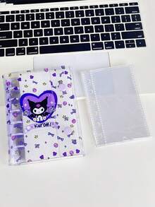 A7尺寸透明便携式文件袋，双扣设计，适合存放照片，也可作为相册、文具、笔记本、贴纸簿、办公用品、学习用品使用。 - 彩色 - 查看 9