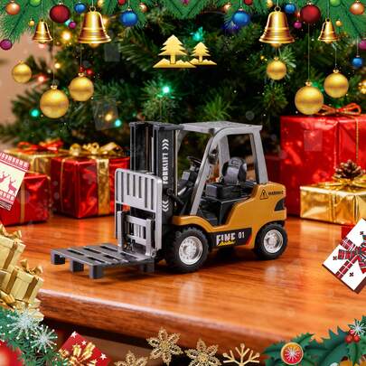 ✨1/50 Scale Die-Cast Metal Forklift Truck Model - High Detail Construction Vehicle Collectible, Display & Gift For Adult Collectors & Kids 8+|Funny Prank Toys Birthday Gifts For Boys & Girls Ages 3 And Up, Upgrade Low Noise ,Collectors,Toy Cars For Kids Ages 3-8 Goodie Bag Stuffers Mini Cars Party Favors For Kids|Children's Day Gift | Remote Control Car For Kids With Lights & Sounds|Cars For Boys (Exclusive)|Newly Upgraded Thickened Edition|Suitable For Pet-Owning Households|Autumn & Winter Heartwarming Gift|Halloween Gift|Thanksgiving Day|Christmas Gifts|Celebration Gifts|NYE Party Gifts|New Year's Eve|Lunar New Year 2026|Home Essentials From You NEED|Made Me Buy It: Must-Haves To Stock Up On✨