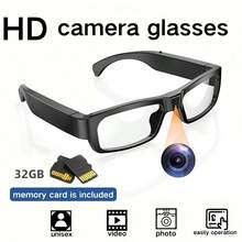Portable Smart Camera Glasses, 1080P HD Video Recording, Suitable For Outdoor Sports Such As Cycling, Motorcycling, Fishing, And Convertible Sports Cars; Ideal For Lectures, Classrooms, Offices, Business Meetings, And Personal Security. - 1 cái - Xem 1